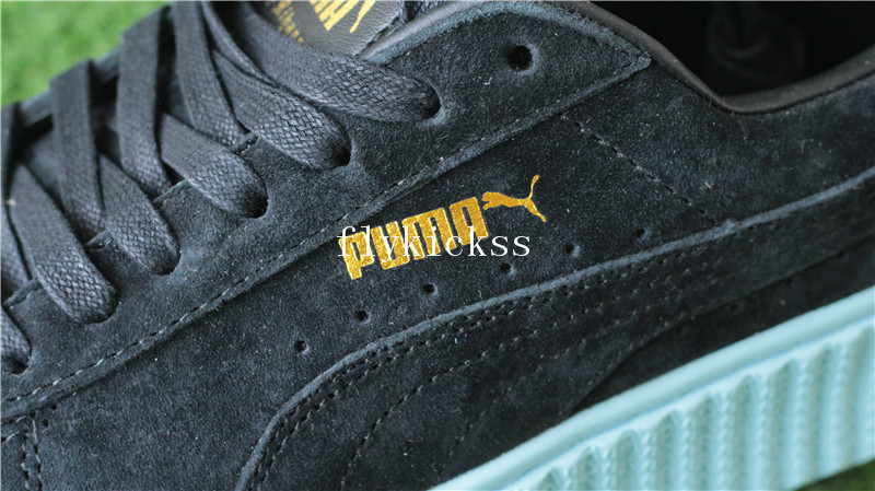 Puma Fenty Rihanna Creeper Low Black Light Blue Gum